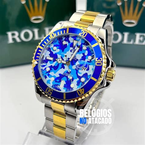 relógios submariner azul